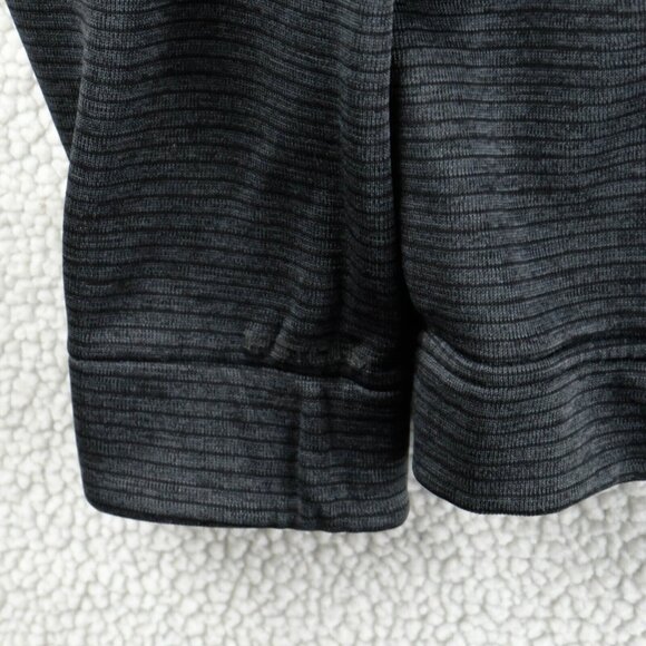 Under Armour Sweater Boys Extra Large Gray Striped Storm Quarter Zip Lightweight - Picture 3 of 8